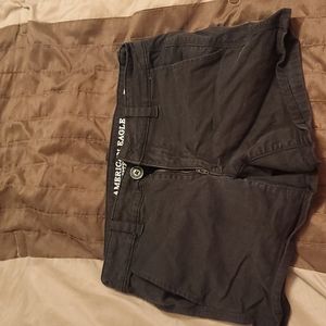 American Eagle women's black shorts super stretch size 2